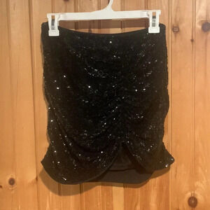 RETROFETE Celestia sequin mini skirt